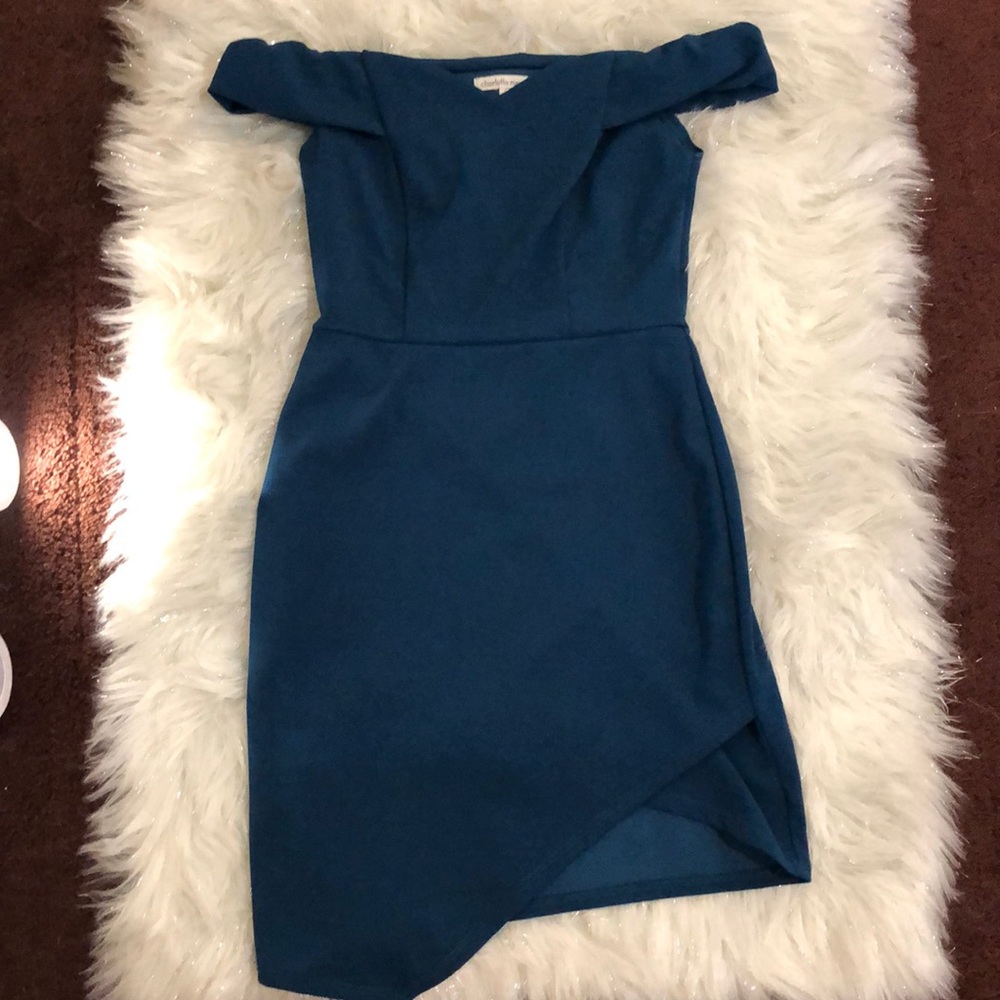 Charlotte Russe off the shoulder body con dress